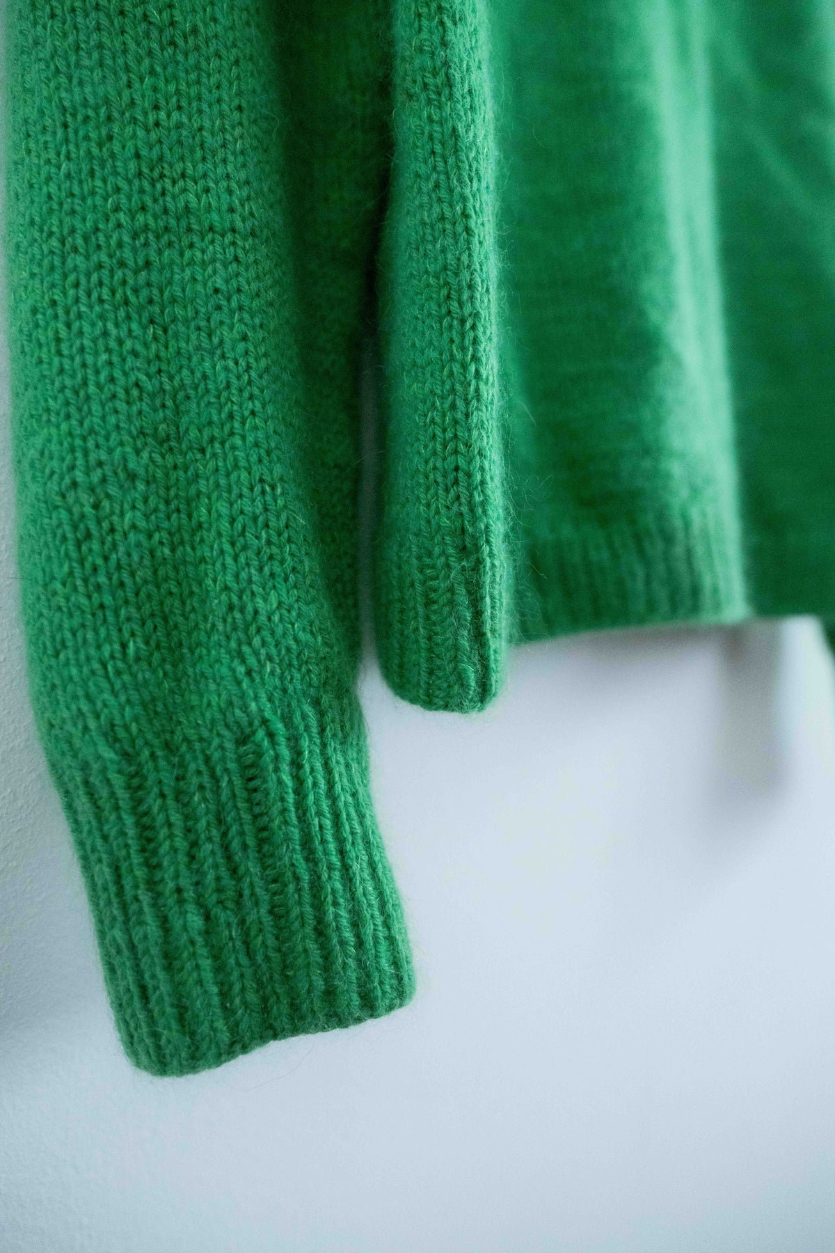 Geo Raglan Wool Sweater Melange main image 1