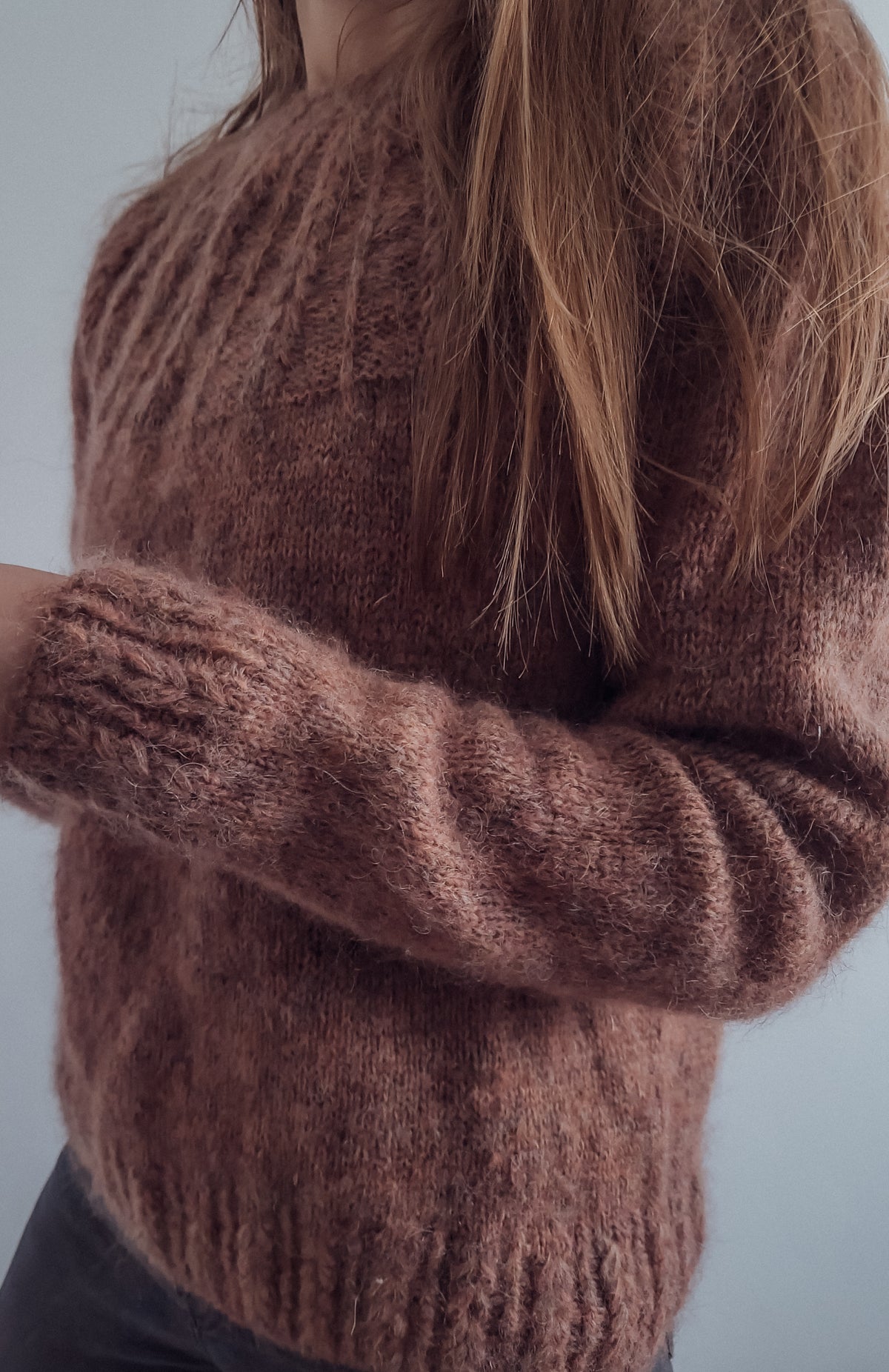 Soft Spoken Sweater – DK Textured Yoke Pattern | Ulven Knit