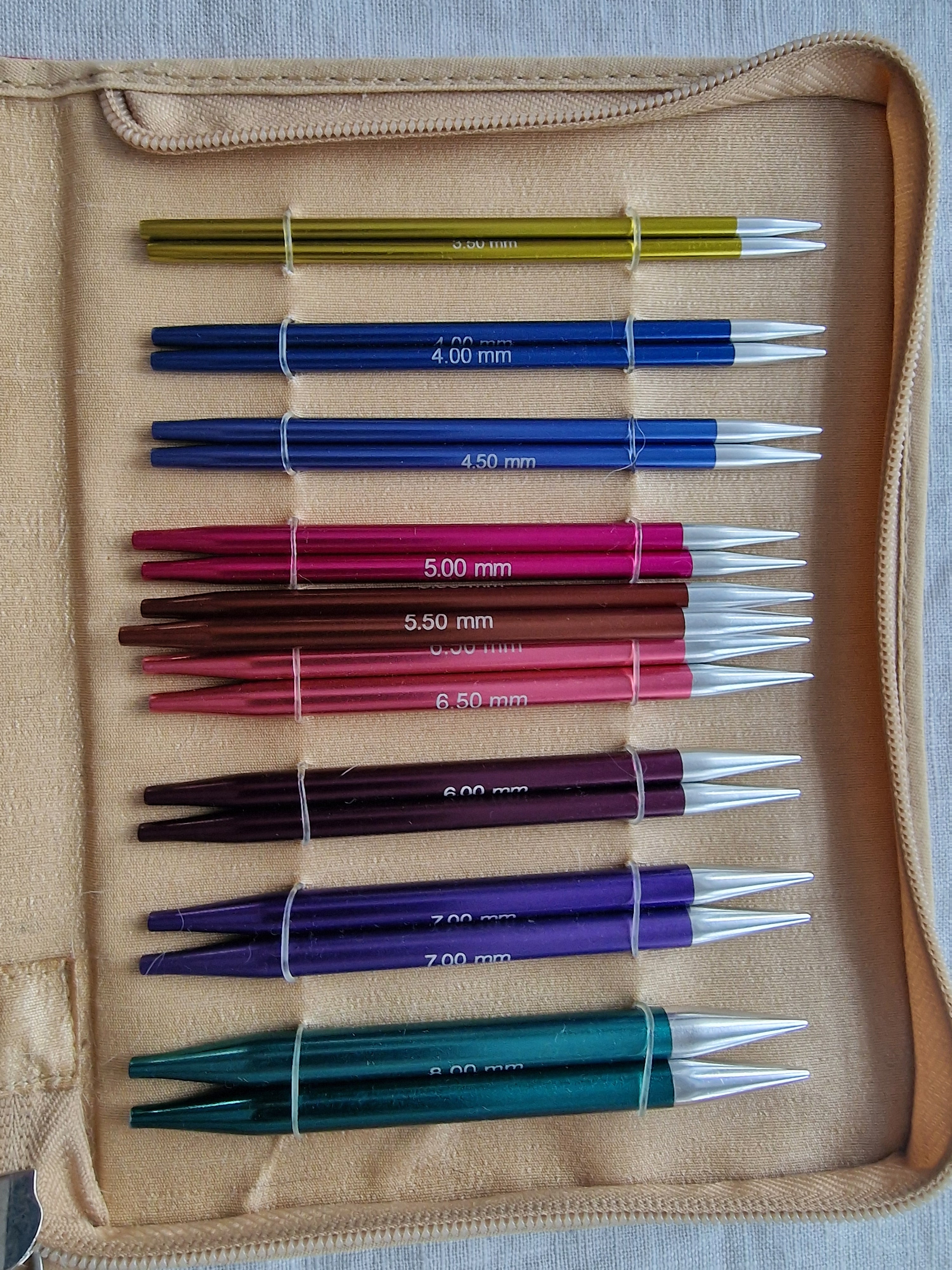 KnitPro Zing Deluxe Interchangeable Needle Set – gently used