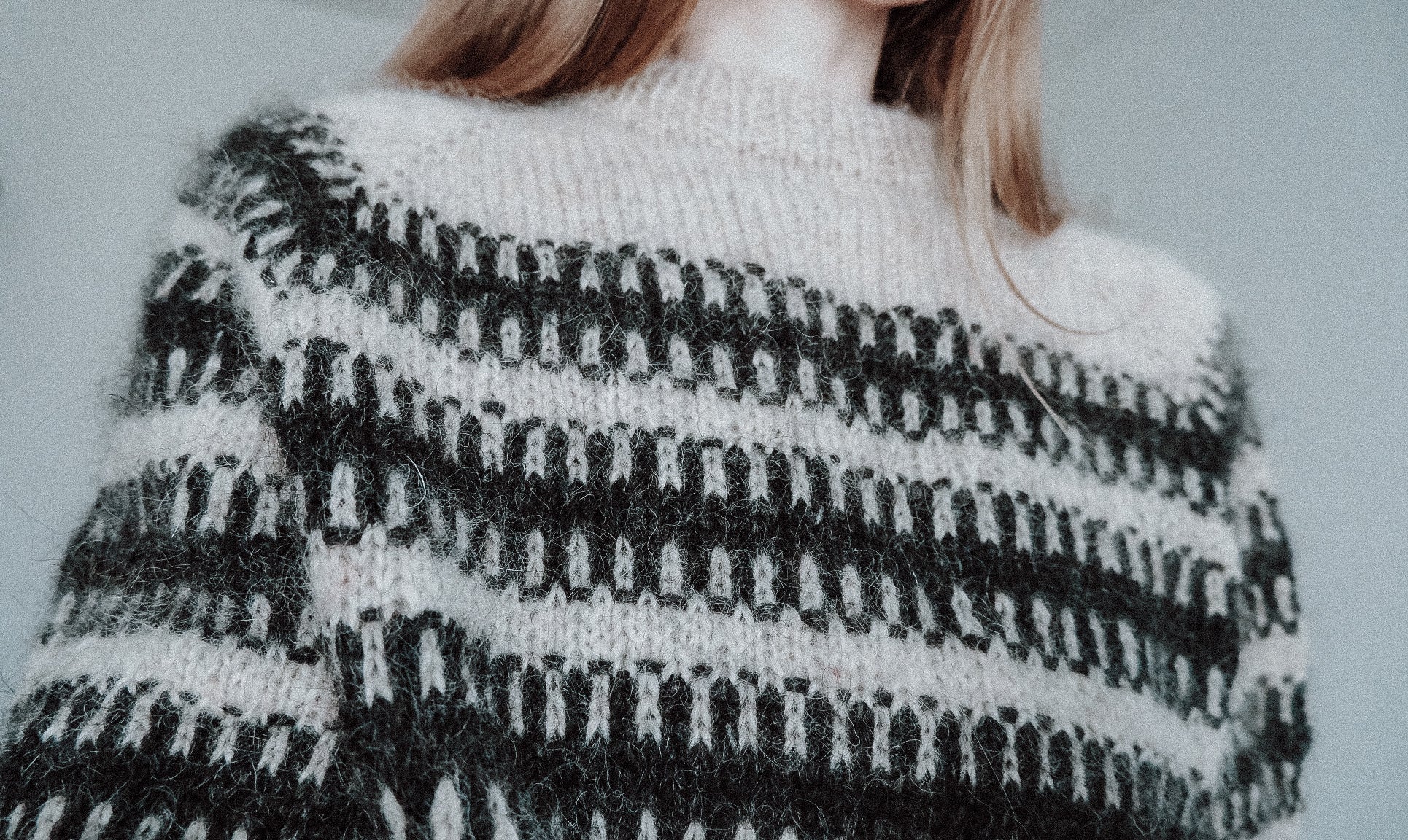 Bjørk Raglan Sweater – Slip-Stitch Pattern | Ulven Knit